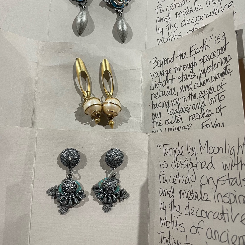 John Michael Richardson 3 Earring Sets for one price.